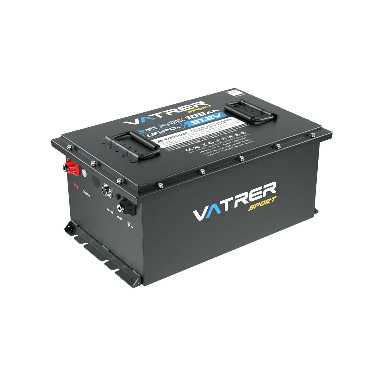 Vatrer 48 Volt 105Ah Lithium Battery for UTV/ATV/Golf Cart 11