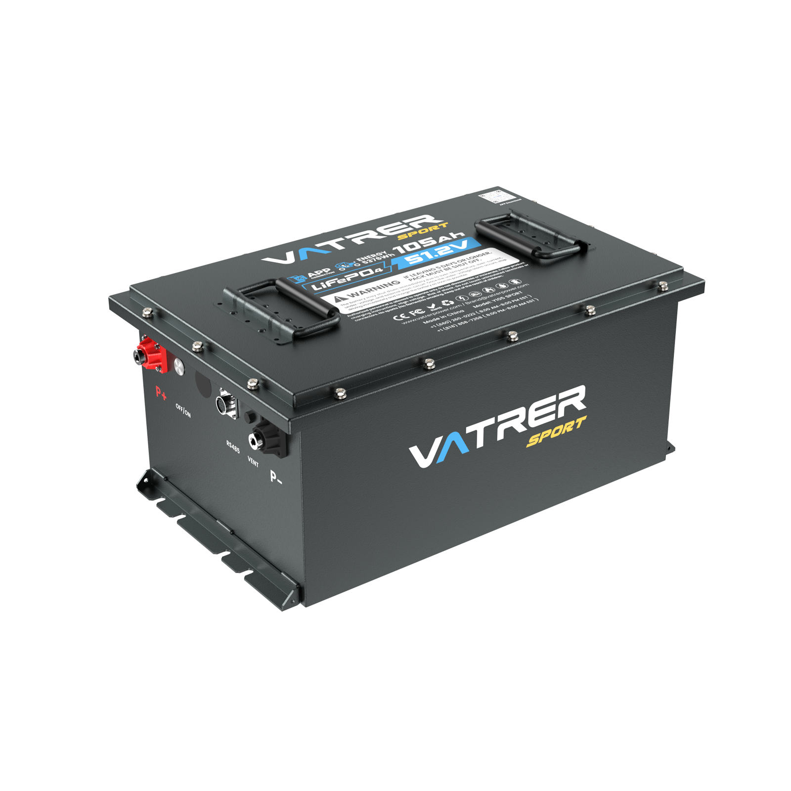 Vatrer 48 Volt 105Ah Lithium Battery for UTV/ATV/Golf Cart 13