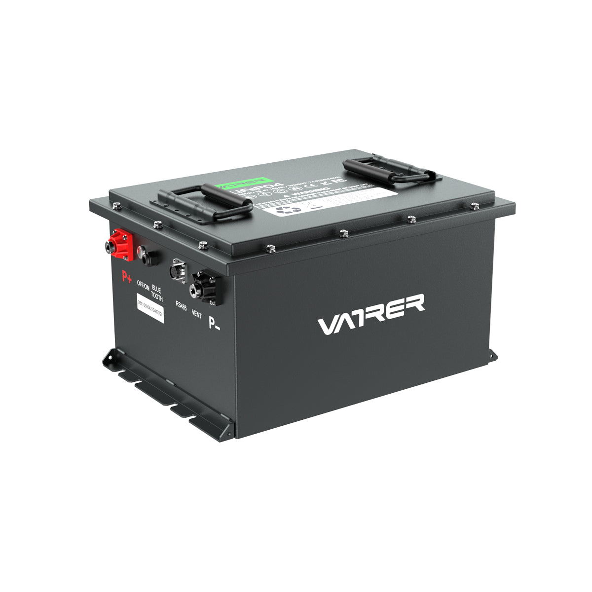 Vatrer 36V 105AH LiFePO4 Golf Cart Battery, Built-in 200A BMS, 4000+  Cycles, Max 7.68kW Power Output Rechargeable Lithium Battery