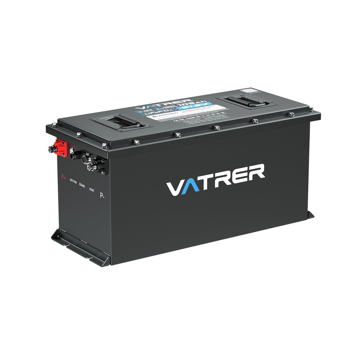 Vatrer 48V 105Ah Narrow Version Lithium Golf Cart Battery 200A BMS 11