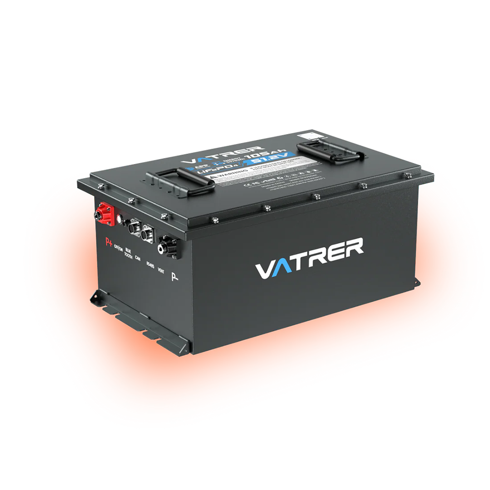 Vatrer 48V 105Ah Lithium Self-heating Golf Cart Battery