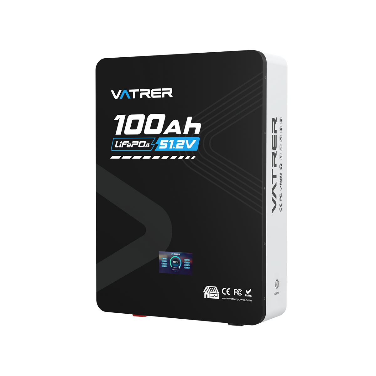 Vatrer 51.2V 100Ah Wall-Mounted Lithium Battery 11