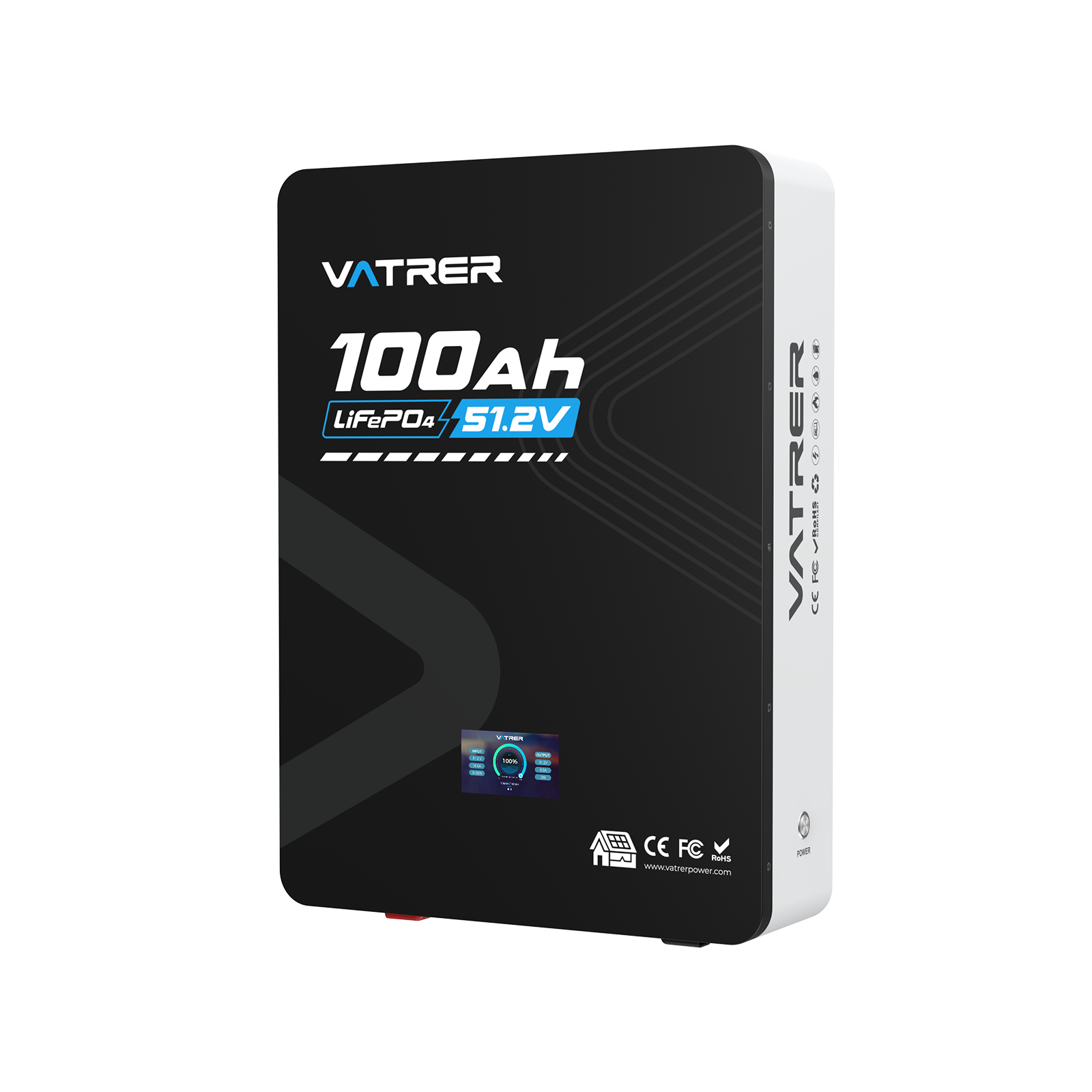 Vatrer 51.2V 100Ah Wall-Mounted Lithium Battery 13