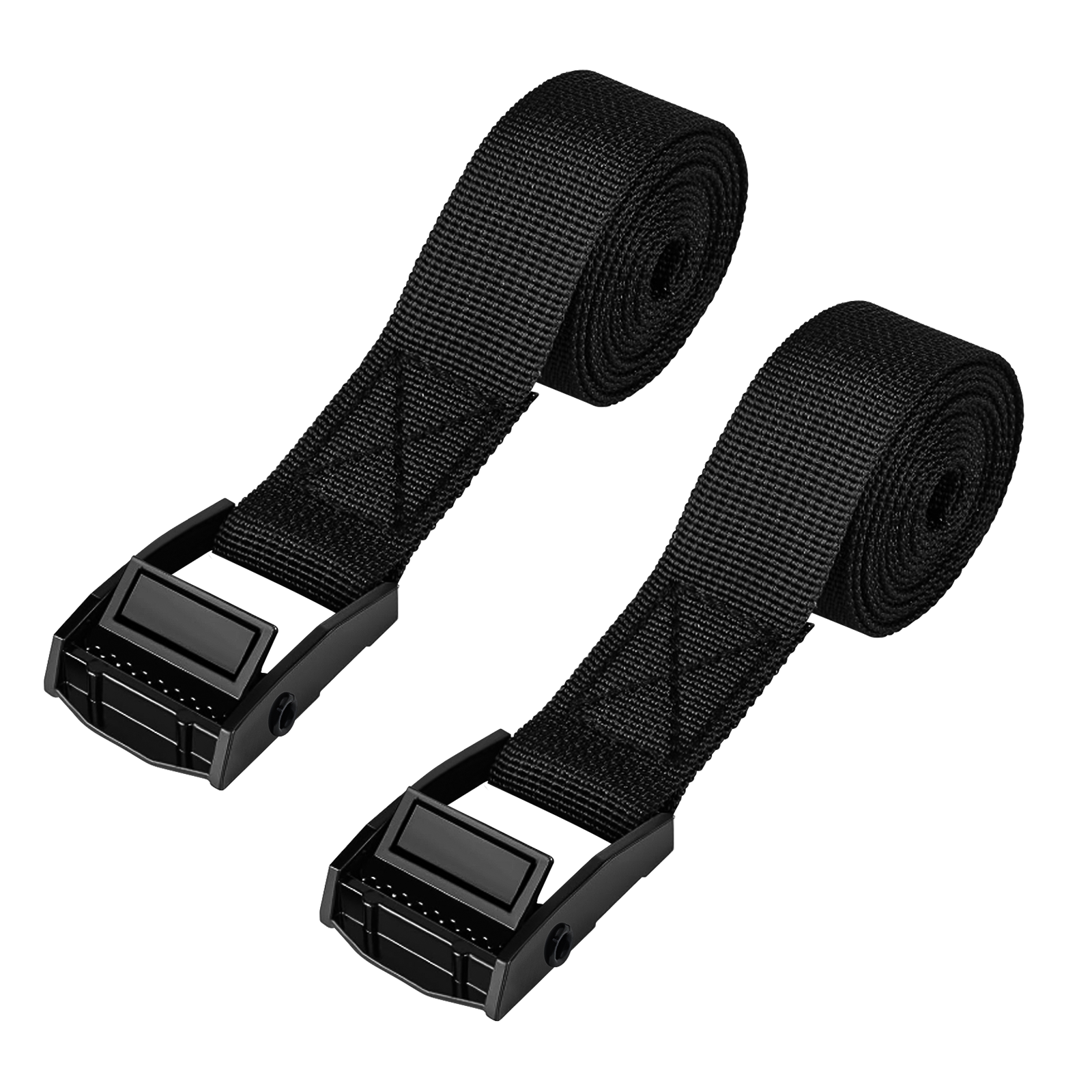 Vatrer Ratchet Straps for Golf Cart Battery, 1.46in 6.56ft Adjustable Black Polyester Buckle Lashing Straps 2 PCS 13
