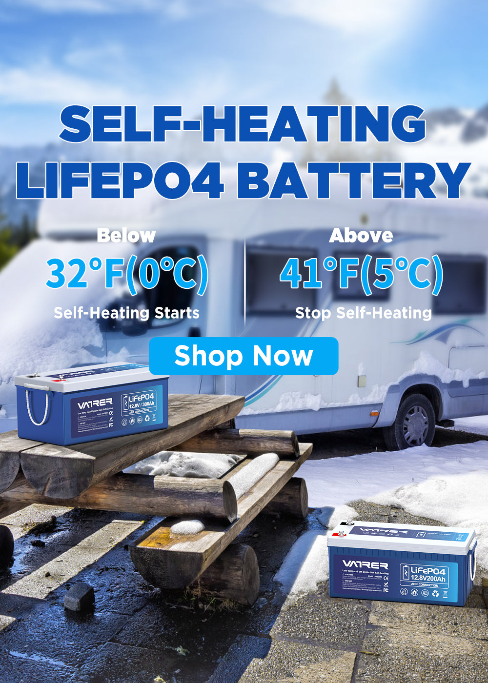 heated lithium battery