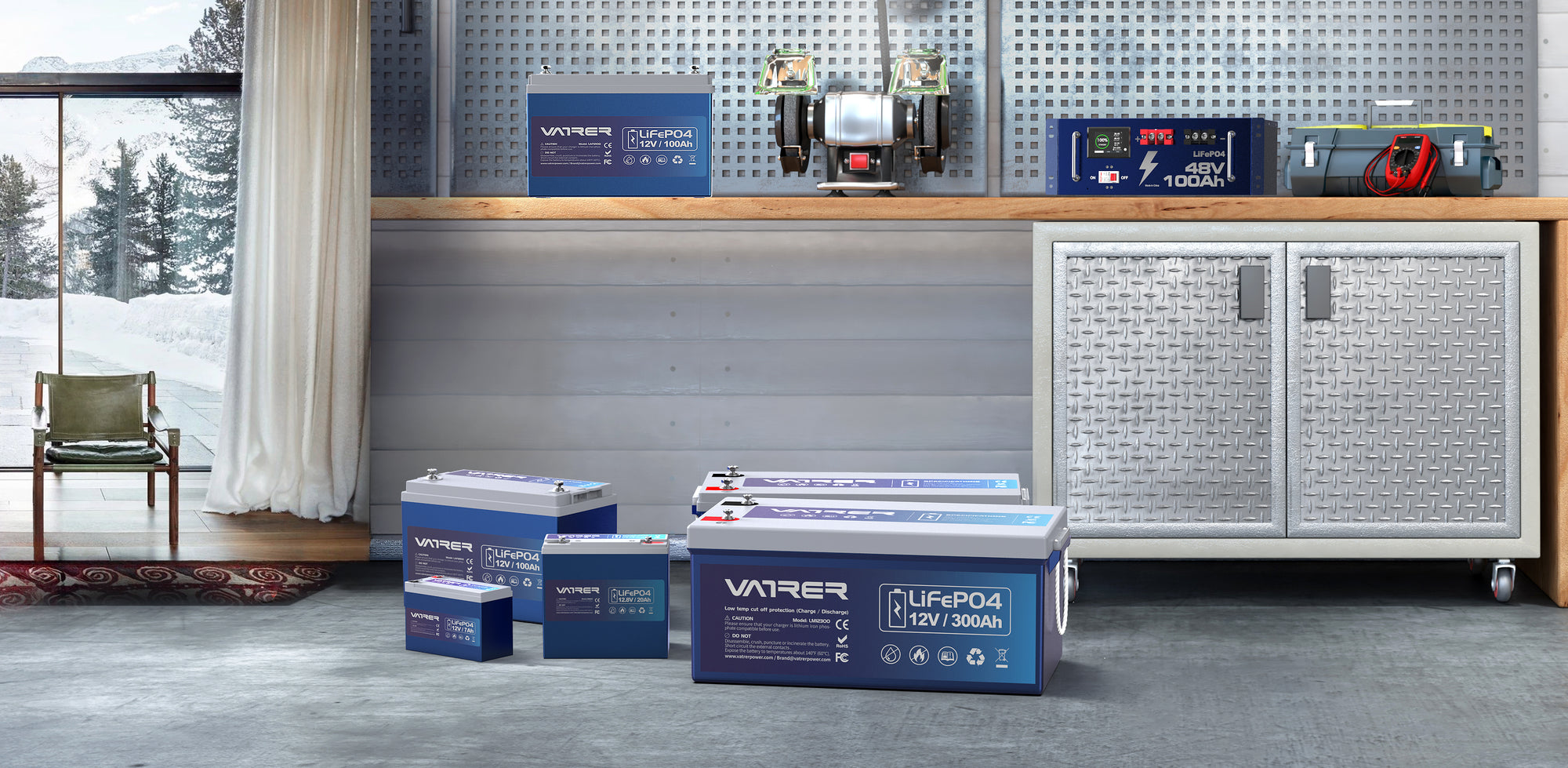 How to Storage Vatrer Power Battery in Winter？