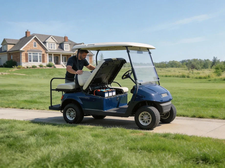 How to Charge an 8 Volt Golf Cart Battery?