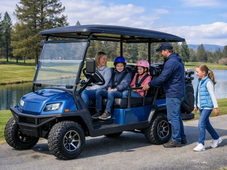 How to Make a Golf Cart Safer for Family Use