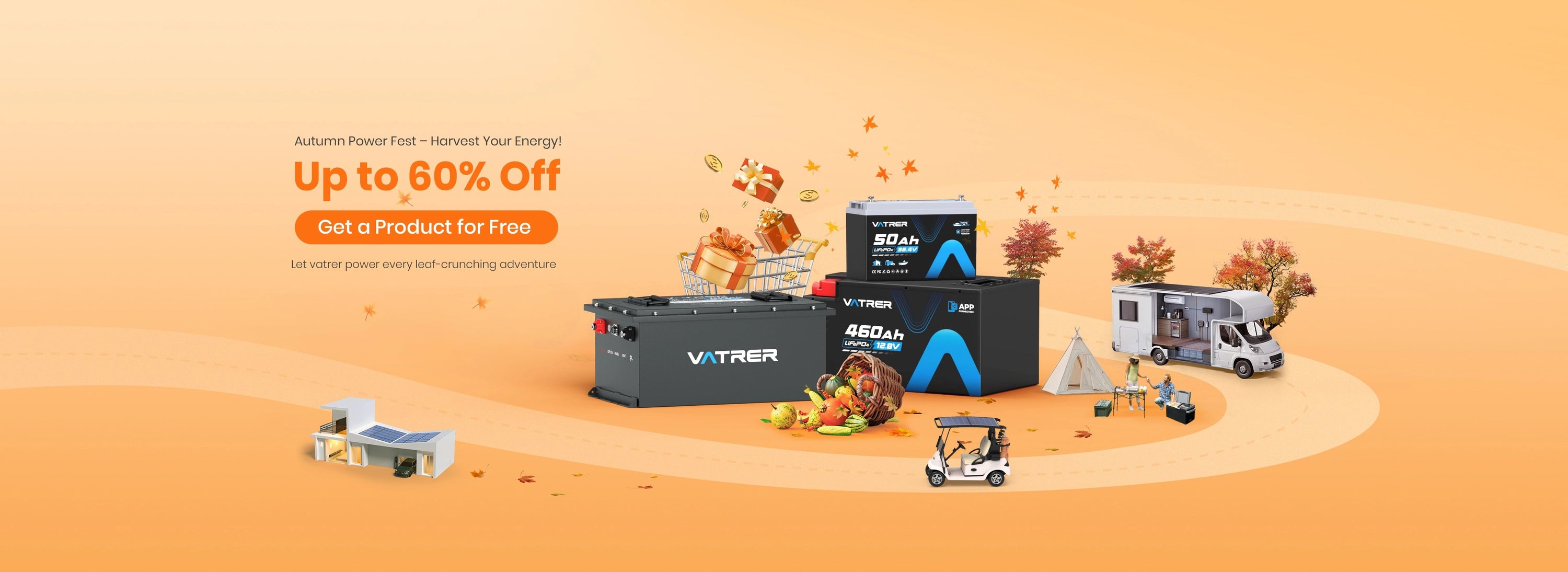 2025 Charge Your Autumn with Vatrer Lithium Battery | Up to 60% Off