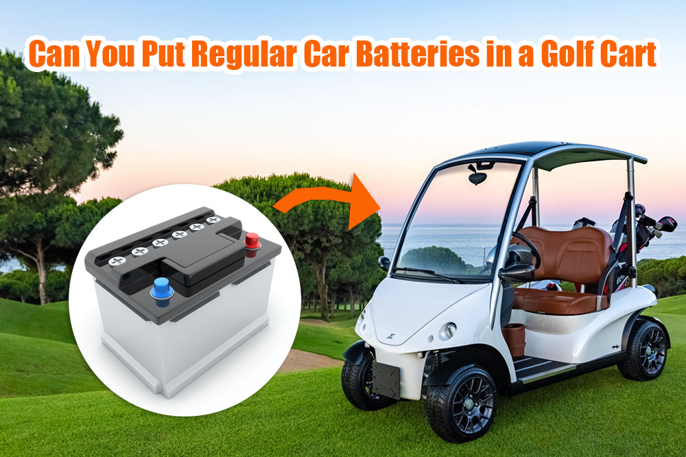 Can You Put Regular Car Batteries in a Golf Cart