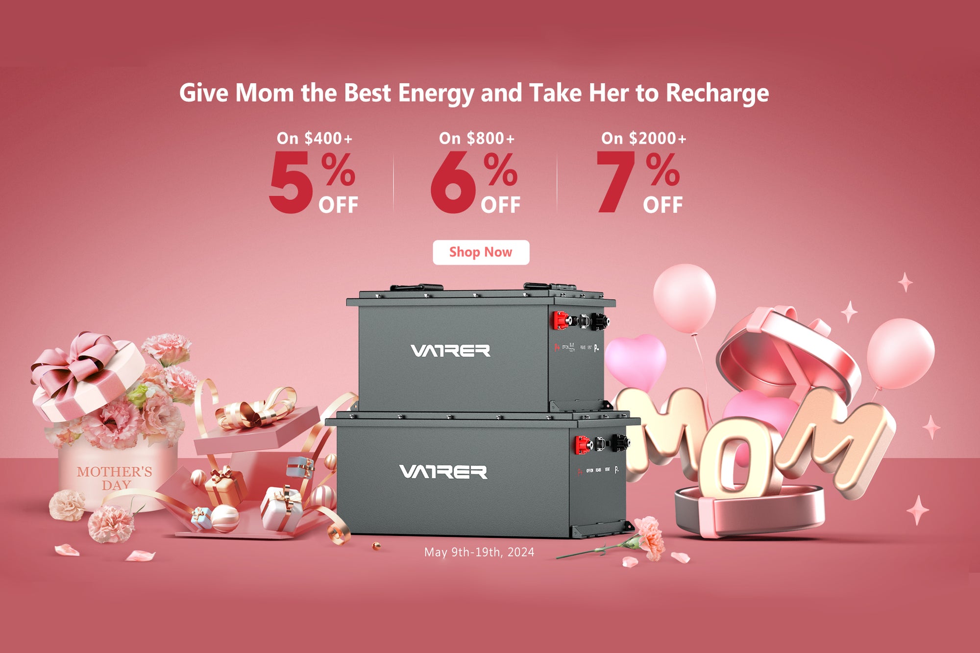Celebrate Mother's Day with the Power of Lithium Batteries