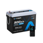 Vatrer 12V 300Ah Bluetooth Battery