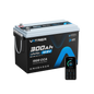 Vatrer 12V 300Ah Bluetooth Battery