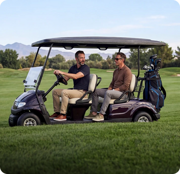 Vatrer golf cart batteries are ideal for Yamaha, club car, ezgo and icon golf carts