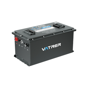 Vatrer 48V 150Ah lithium golf cart battery kit with LCD and charger