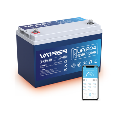 Vatrer 12V 100AH LiFePO4 自己発熱