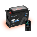 12V 300Ah RV Lithium Battery With Self-heating & Bluetooth & Cooling Fan