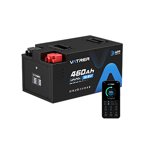 Vatrer 12V 460Ah Bluetooth RV Lithium Battery