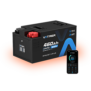 Vatrer 12V 460Ah Bluetooth Self-heating RV Battery