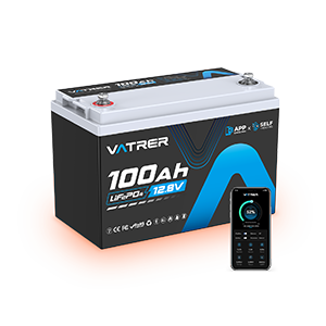 Vatrer 12V 100Ah Heated Lithium Battery