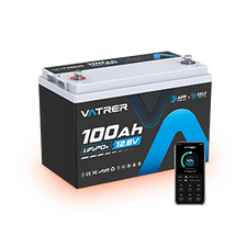 Vatrer 12V 100Ah Heated Battery