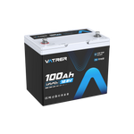 Vatrer 12V 100Ah Group 24 Low Temp Deep Cycle Lithium Battery