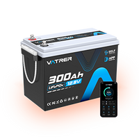 Vatrer 12V 300Ah Self-heating Battery
