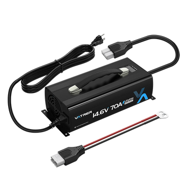 Vatrer 14.6V 70A AC-DC Charger for 12V Lithium Battery