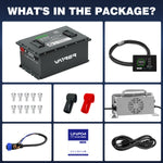 Vatrer 48V 105Ah Lithium Self-heating Golf Cart Battery Conversion Kit