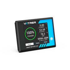 Vatrer 500A Battery Monitor with Shunt for Use as Voltmeter and Ammeter