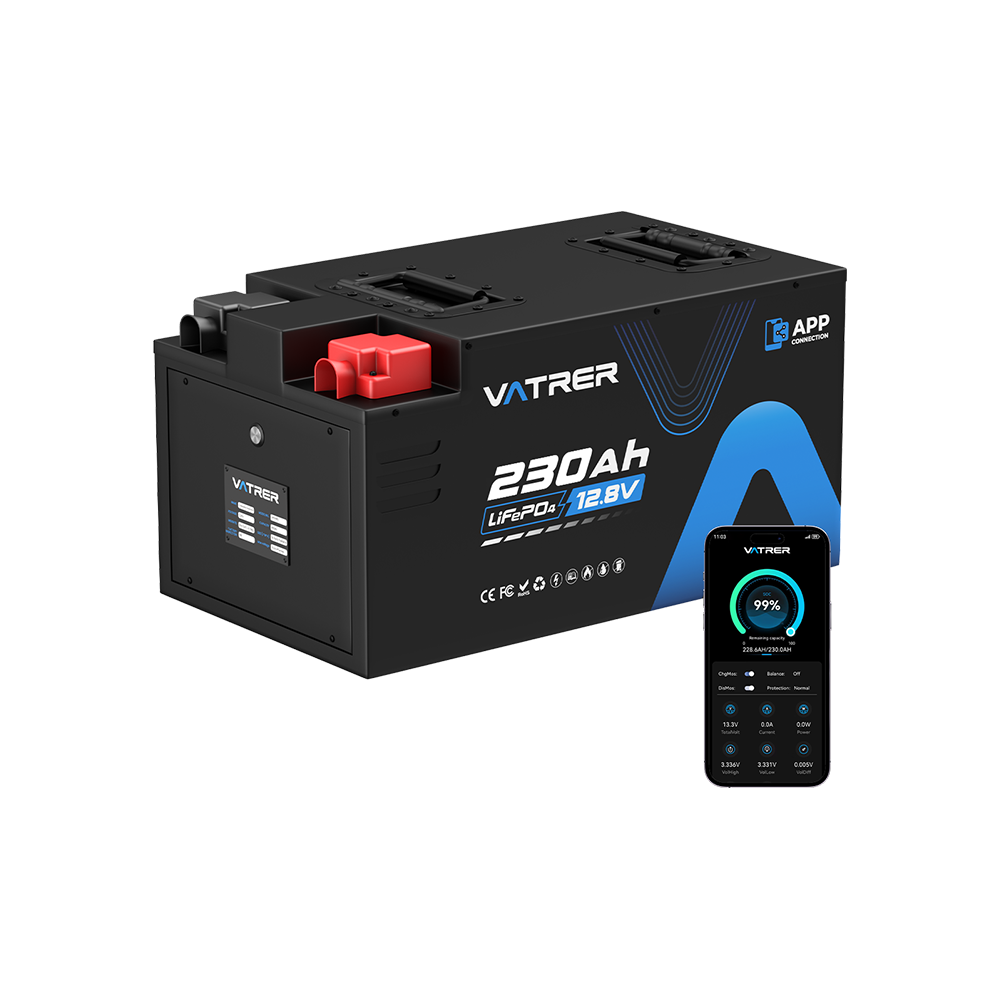 Vatrer 12V 230Ah RV battery