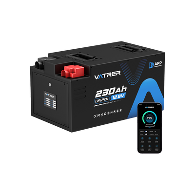 Vatrer 12V 230Ah RV battery