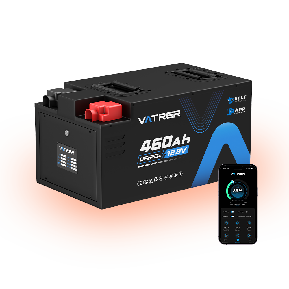 Vatrer 12V 460Ah Heated Lithium RV Battery