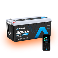 Vatrer 12V 200Ah Bluetooth