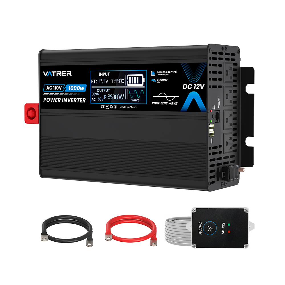 Vatrer 1000W Pure Sine Wave Inverter