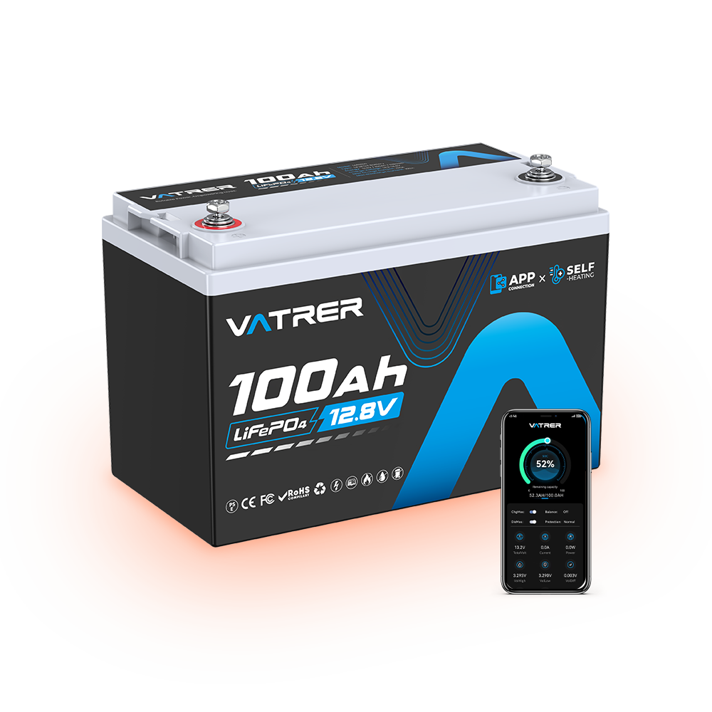 Vatrer 12V 100Ah Heated