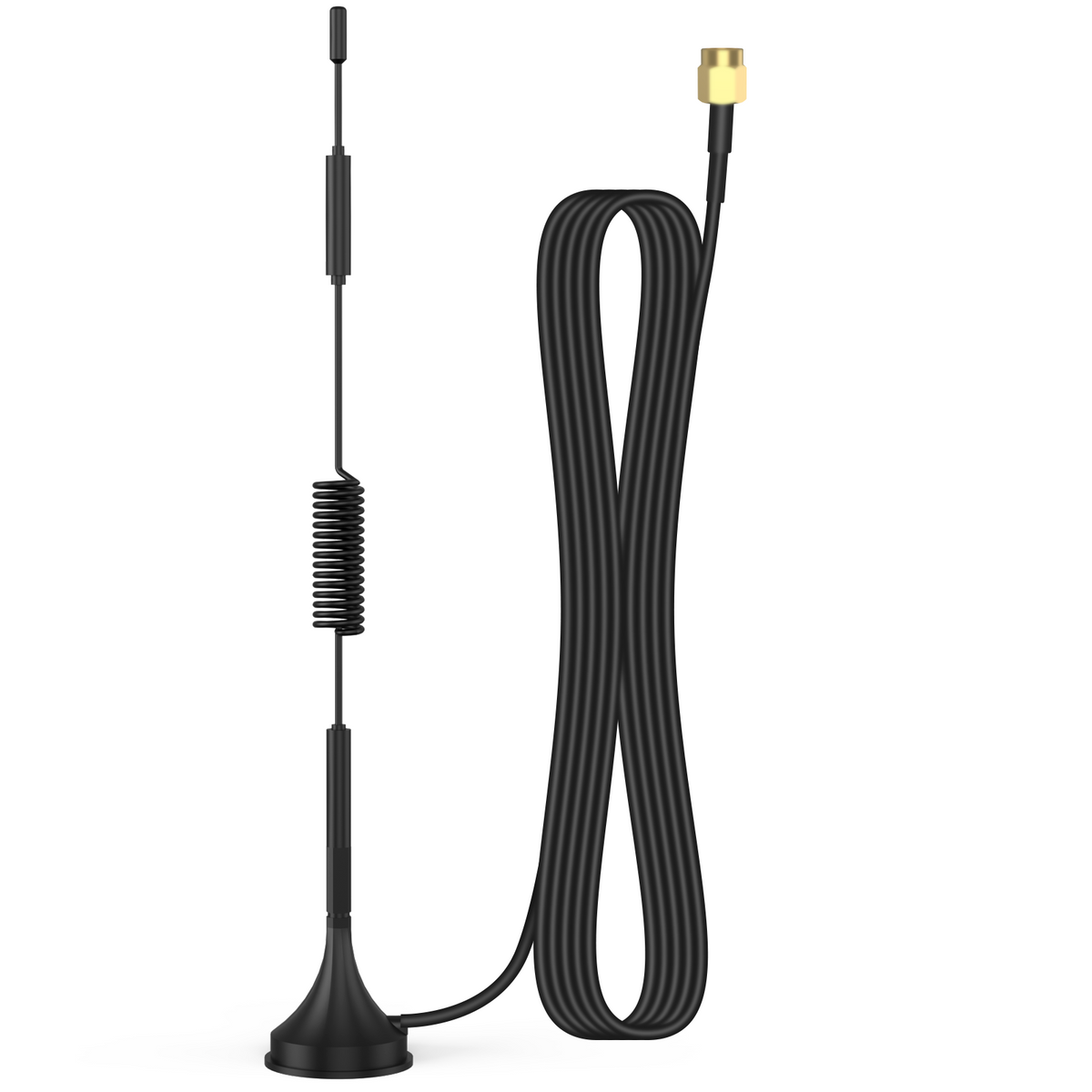 Dual Band WiFi 2.4/5.8GHz 18dBi SMA Antenna Suction Cup Antenna Bluetooth Signal Booster with 5Meters Cable for Vatrer Golf Cart Battery 11