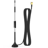 Dual Band WiFi 2.4/5.8GHz 18dBi SMA Antenna Suction Cup Antenna Bluetooth Signal Booster with 5Meters Cable for Vatrer Golf Cart Battery 3