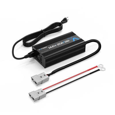 Vatrer 14.6V 20A AC-DC Charger for 12V Lithium Battery