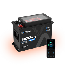 Vatrer 12V 300Ah Lithium RV Battery