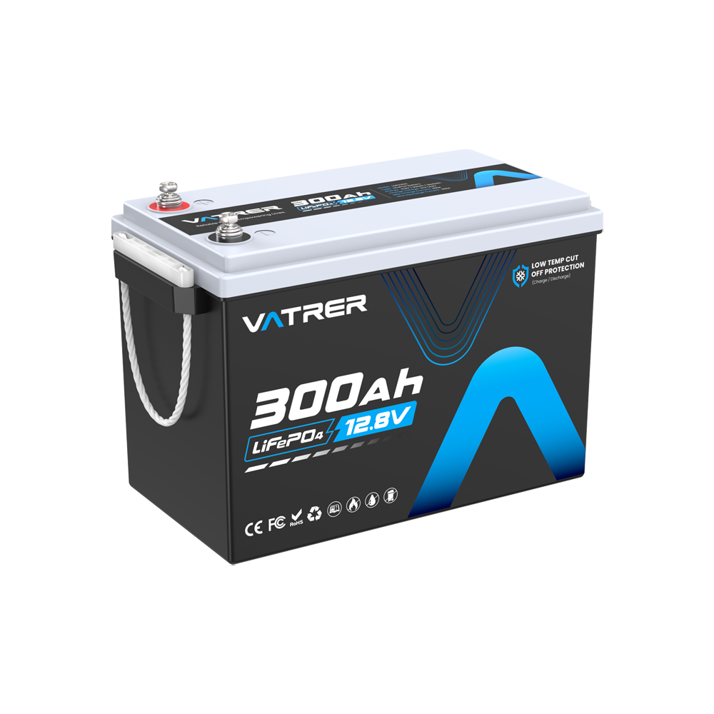 Vatrer 12V 300Ah Deep Cycle Lithium Battery
