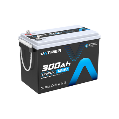 Vatrer 12V 300Ah Deep Cycle Lithium Battery