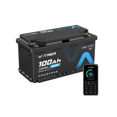 Vatrer 12V 100Ah H190 Bluetooth