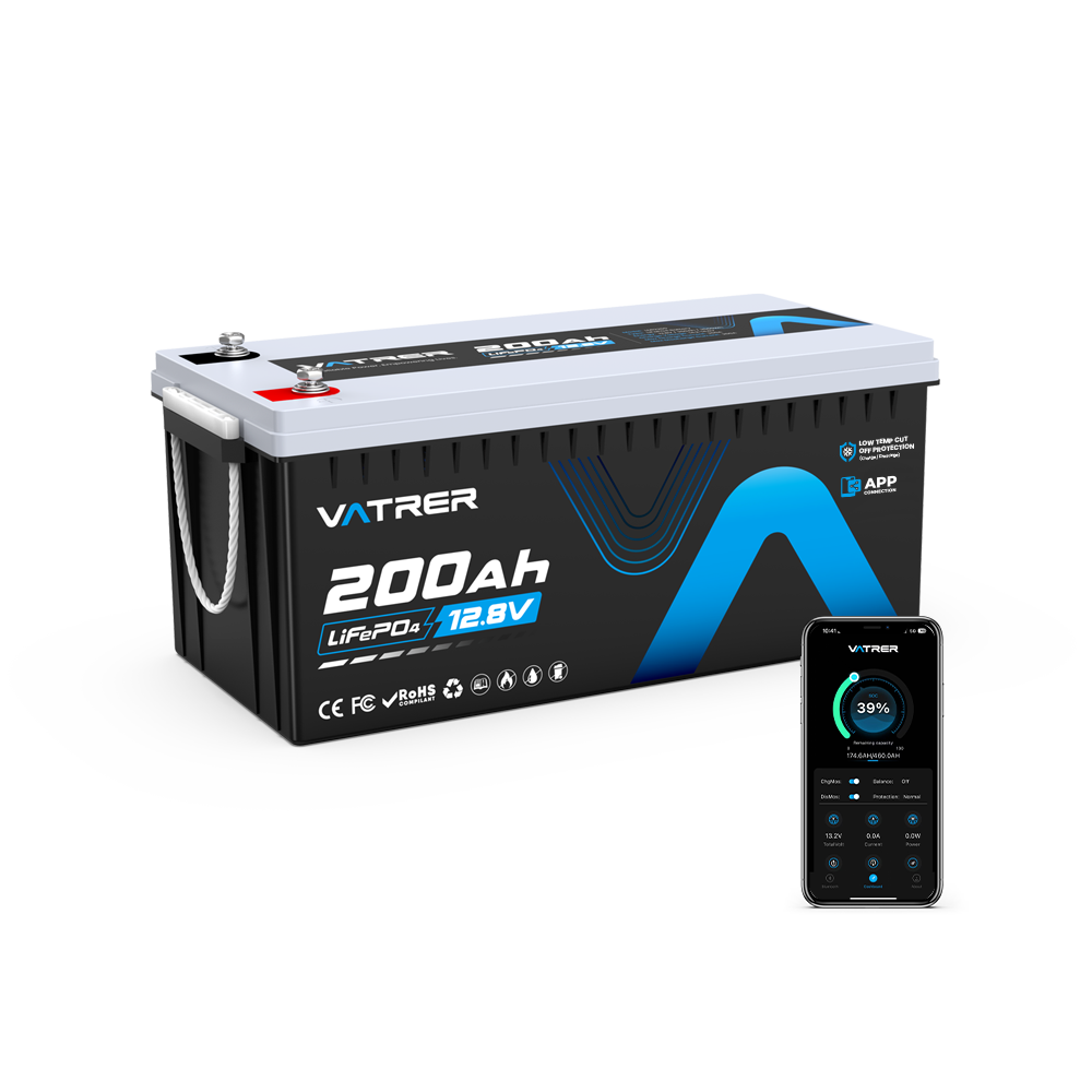 Vatrer 12V 200Ah Plus Lithium Battery
