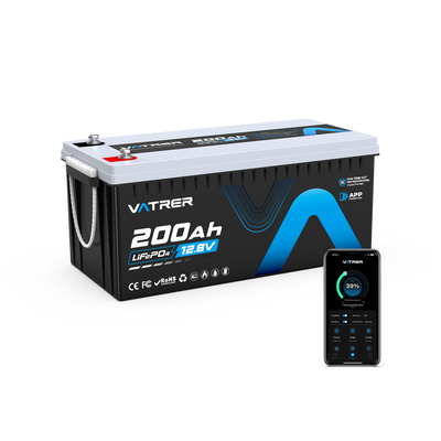 Vatrer 12V 200Ah Plus Lithium Battery