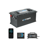 Vatrer 48V 150Ah LiFePO4 golf cart battery with carrying handles