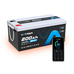 Vatrer 24V 200Ah Self-heating Bluetooth Lithium Battery