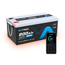 Vatrer 24V 200Ah Self-heating Lithium Battery