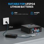 Vatrer  58.4V 10A AC-DC Charger for 48V Lithium Size