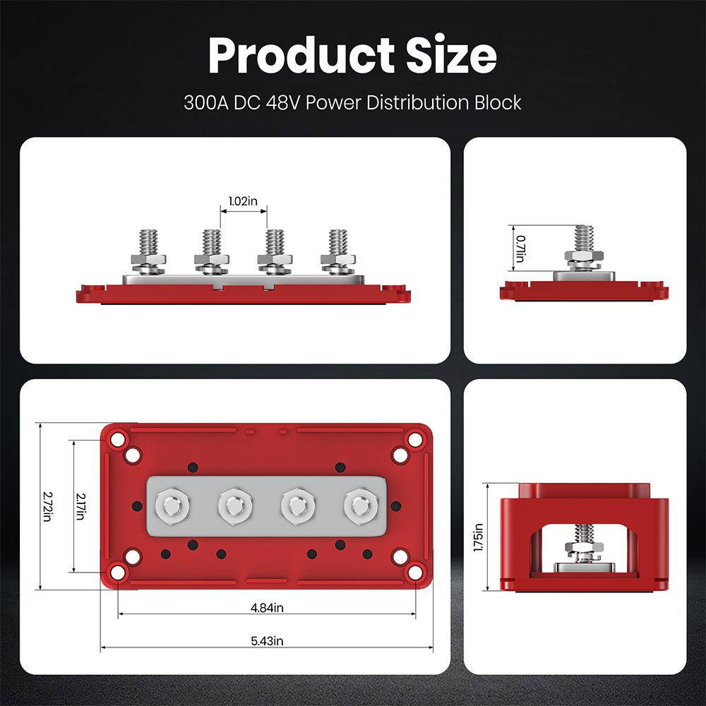 Vatrer Batteries Electrical Bus Bars Size